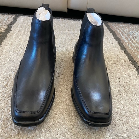New with box Donald Pliner Calf leather upper  boots men’s size 9 main image 4